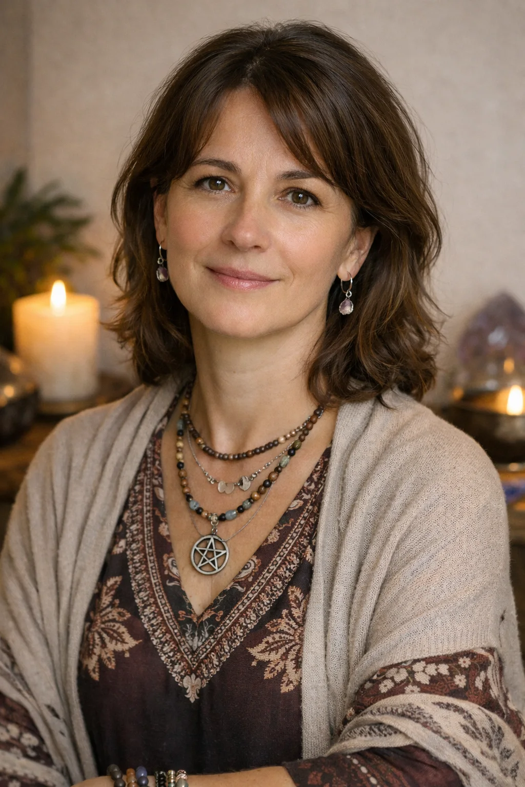 Portrait de Léa Ardent, auteure du livre Le Grimoire Ancestral des Rituels de Protection